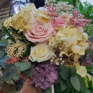 Bouquet de flores preservadas