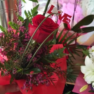 Rosa individual con Pin