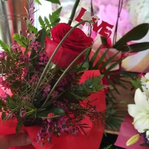 Rosa individual con Pin